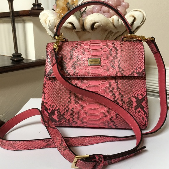 Silvano Biagini Pink Python Bag - Picture 8 of 14